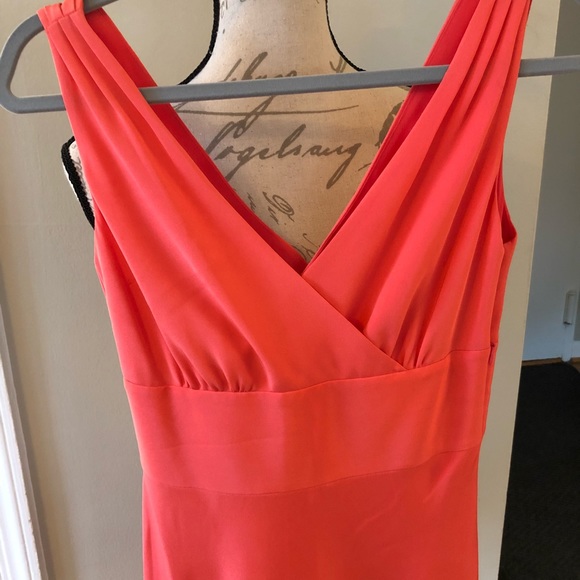 Stunning Bright Coral J. Crew Dress Size 0 - Picture 5 of 8